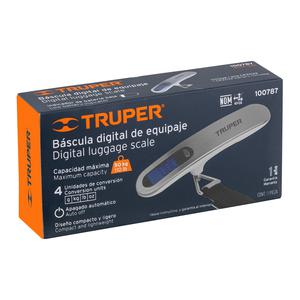 Truper Bascula Digital De Equipaje Hasta 50 Kg