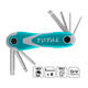 Total Set   8 Llaves Hexagonales (2, 2.5, 3, 4, 5, 6, 7, 8mm) - Vista 2