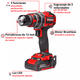Einhell Atornillador Taladro Percutor 18v 13mm Tp-cd 18/60 Li-i-bl  1 Bateria 2ah + Sin Cargador) - Vista 3