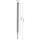 Bosch Mecha Widia Sds Plus Plus-7x 25x400x450mm - Vista 2