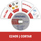 Dremel  Ez409 Disco De Corte Fino Ez Lock X 5 Unidades - Vista 3