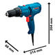 Bosch Atornillador Taladro 10mm 400 Watts Control Torque Gsr7-14e - Vista 3