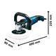 Bosch Lustralijadora Gpo14ce 1400w 180mm 3000rpm V.var - Vista 3