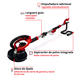 Einhell Alisador De Pared 18v Diametro De Disco 225 - Tp-dw 18/225 - Vista 2