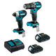 Makita Combo Dhp487+dtd157+ Cargador Dc18rc+ 2 Baterias Bl1815n - Vista 1