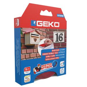 Geko Cinta Doble Faz Exterior 19 Mm X 5 Mts - Outdoor