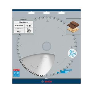 Bosch Disco Sierra Ingletadora Madera 12" (305mm) 60 Dientes