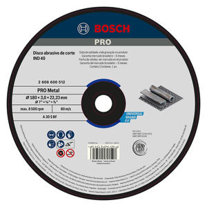 Bosch Disco Corte 180 X 3 X 22,3mm