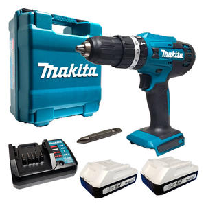 Makita Taladro 13mm Percutor 18v  2 Baterias 1.5ah 1 Cargador + Maletin