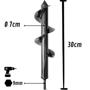 Kwb Mecha Hoyadora Para Taladro 70 Mm