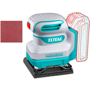 Total Lijadora De Palma Orbital 20v Industrial (sin Bateria - Sin Cargador)