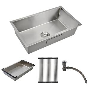 Peirano Bacha Acero Inoxidable 750x450x220 Mm + Accesorios Nickel Brished