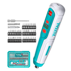 Total Atornillador 4v + 43 Accesorios