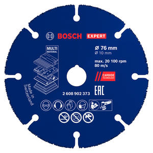Bosch Disco Multiproposito Para Amoladora Gws12v-76 (76x10mm)