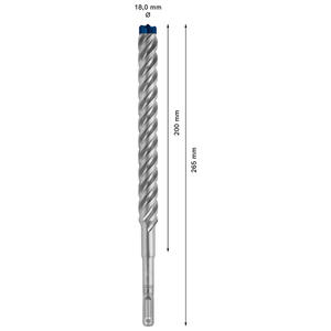 Bosch Mecha Widia Sds Plus Plus-7x 18x200x250mm