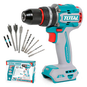 Total Atornillador Taladro Percutor 13 Mm - 20 V - 96nm (sin Baterias Sin Cargador)