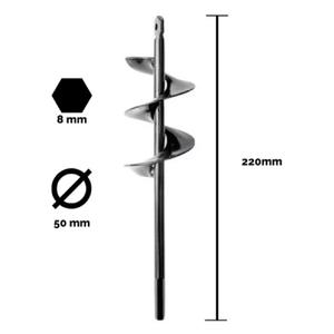 Kwb Mecha Hoyadora Para Taladro 50 Mm