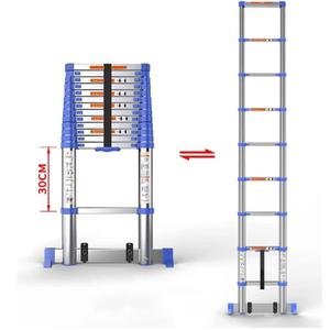 Wadfow Escalera Telescopica 8 Escalones 150 Kg