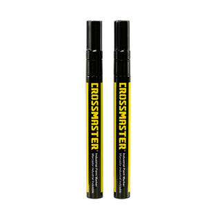 Crossmaster Marcador Industrial Indeleble X2 Negro
