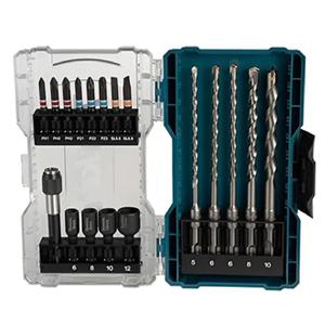 Makita Set 18 Piezas Puntas Y Mechas Sds Plus