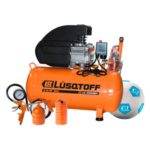 Lusqtoff Compresor   50 Lt 2.5 Hp + Kit De Aire 3 Piezas + Pelota