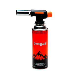 Brogas Soplete Encendido Electronico Sistema Clip Cartucho 227g