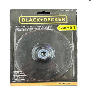 Black & Decker Respaldo De Goma 125mm  5"